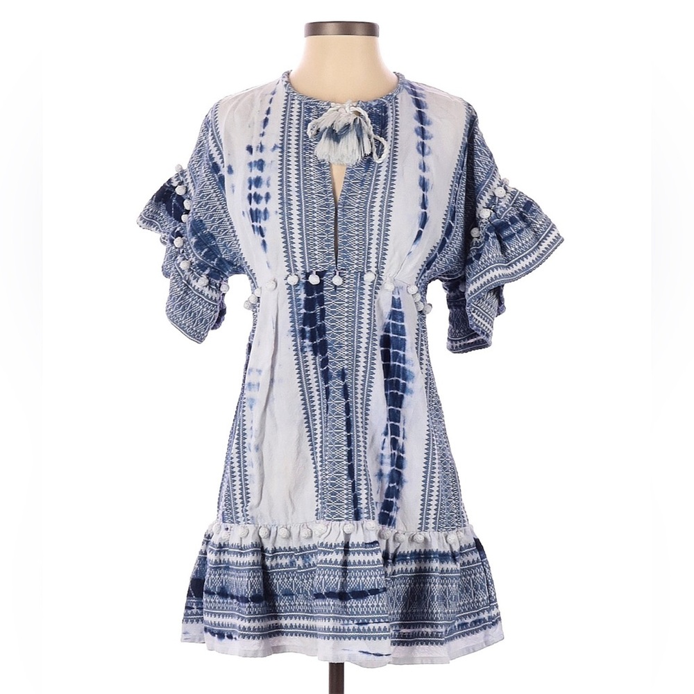 Saylor 100% cotton tie dyed mini dress